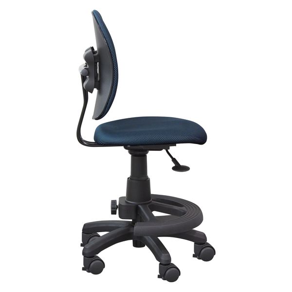 DUOREST オフィスチェア DUOREST FIT 着脱式足置き付き ブルー DR
