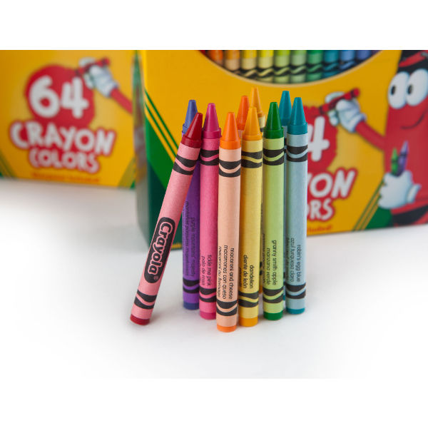 Crayola クレヨン 64色 シャープナー付き 520064 1セット - アスクル