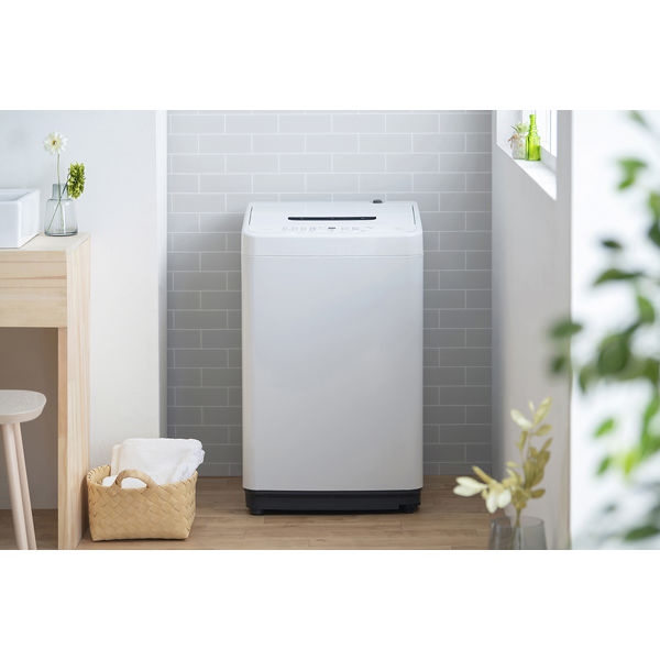 アイリスオーヤマ 全自動洗濯機 6.0kg IAW-T606-W 1台 - アスクル