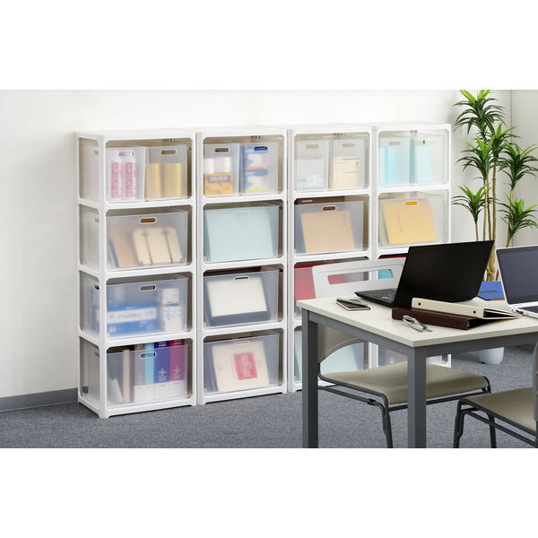 復活感謝祭セール）収納ケース squ+ インボックス L クリア 透明 NIB