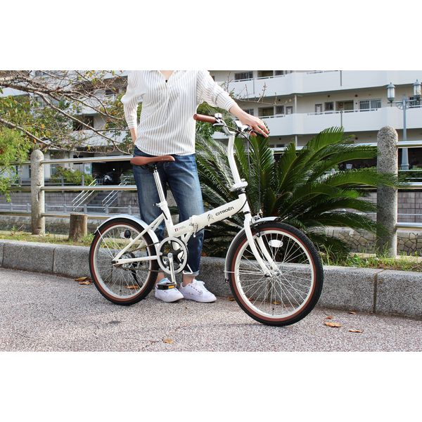自転車・折りたたみ】 ミムゴ CITROEN FDB20G 1台（直送品） - アスクル