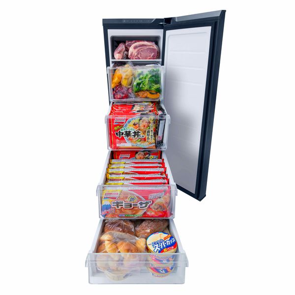 アイリスオーヤマ スリム冷凍庫 80L IUSN-8B-HA 1台 - アスクル