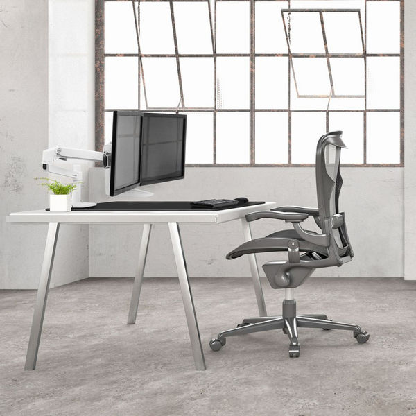 エルゴトロン LX デュアルダイレクト モニターアーム ホワイト 25