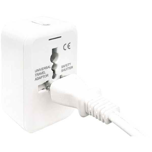 エアージェイ 海外用マルチコンセントACアダプター SL-185T WH 1台