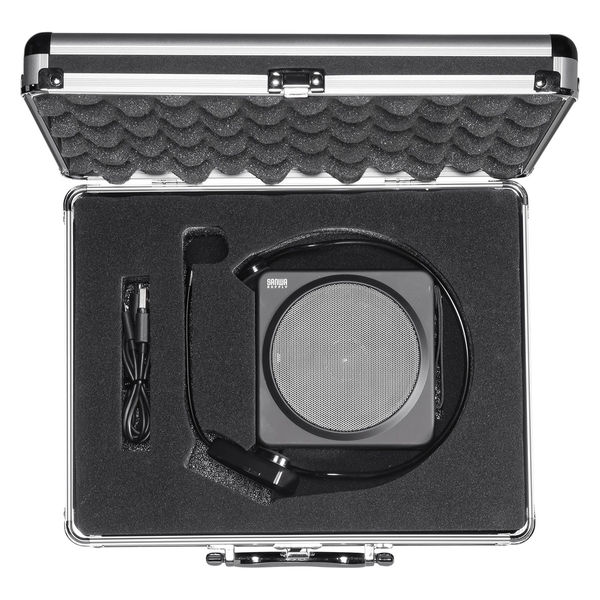 サンワサプライ ワイヤレスポータブル拡声器 MM-SPAMP15 1個 - アスクル