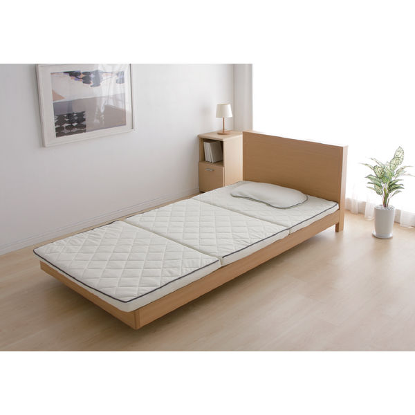 アイリスオーヤマ マットレス セミダブル 3つ折り 折り畳み 高反発