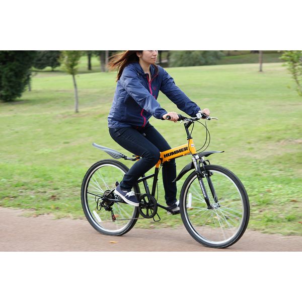 自転車・折りたたみ】 ミムゴ HUMMER FサスFD-MTB266SE 1台（直送品