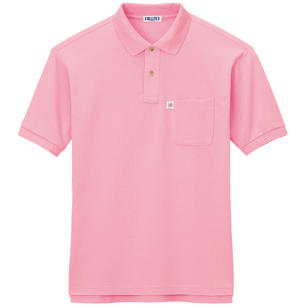 自重堂 制服百科 エコ半袖ポロシャツ ピンク L 46624（直送品