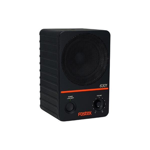 FOSTEX 6301シリーズ アンプ内蔵型モニタースピーカー 6301NB 1個