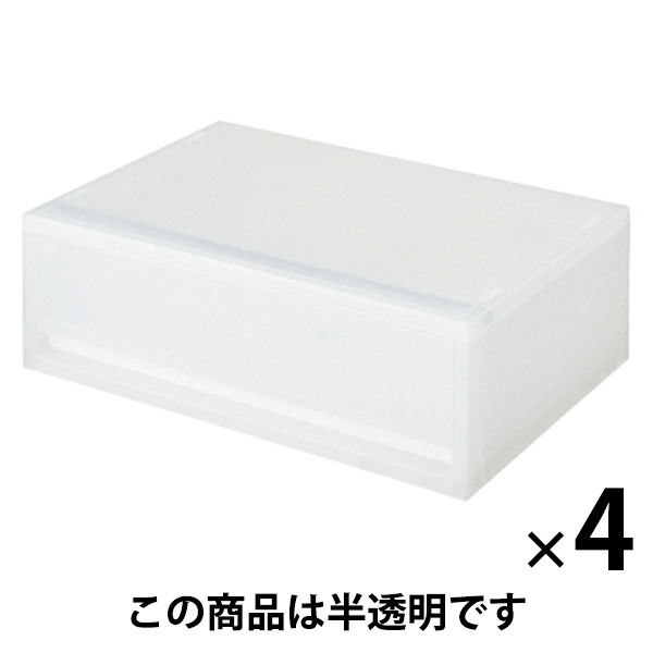 無印良品 ポリプロピレン 小物収納ケース ワイド 中 幅37×奥行26×高さ