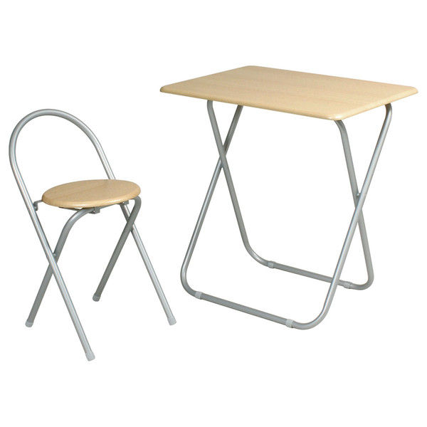 弘益 フォールディングテーブルセット ナチュラル TC-7050PV（NA） 1