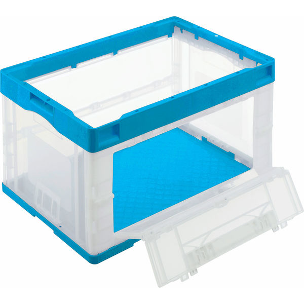 折りたたみコンテナ】 アスクル 「現場のチカラ」 扉付き折りたたみ