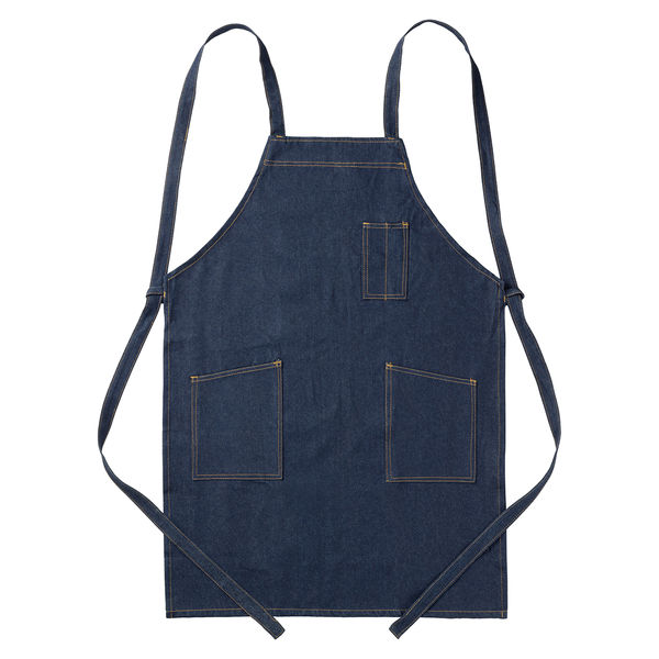 ワークエプロン】 川西工業 デニムエプロン タスキタイプ #651