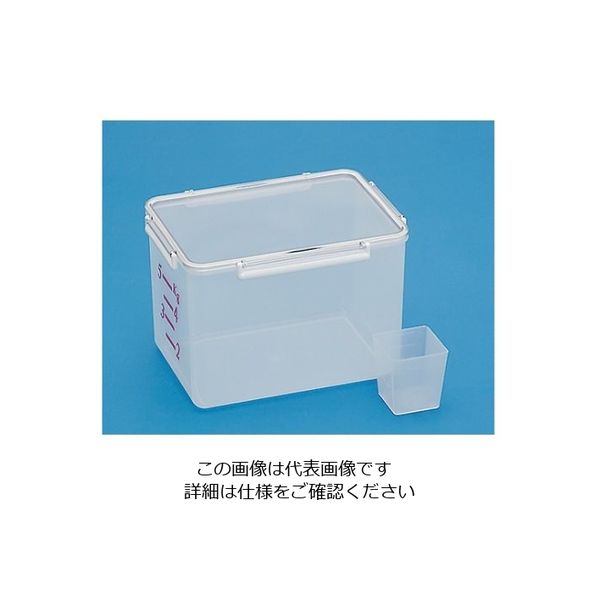 蝶プラ工業 米びつ 5kg 222215 1個 61-8560-33（直送品） - アスクル