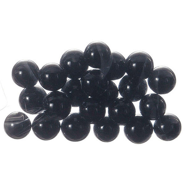 松野工業 日本製 ビー玉 ガラス玉 8mm ニューカラーマーブルブラック