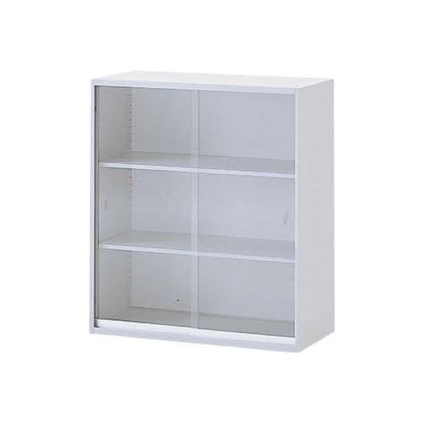 組立設置込】イトーキ シンラインキャビネット ガラス引戸型 上置き用