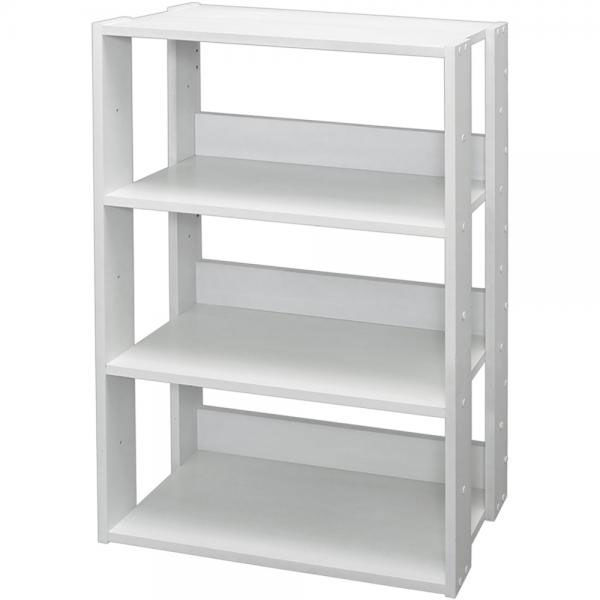 アイリスオーヤマ 棚 木製 3段 ディスプレイ 収納 幅60×奥行29.3×高さ