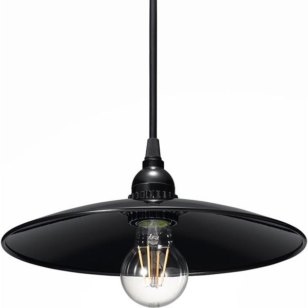 レトロペンダントランプ付きペンダントライト ブラック PDR04L01BK