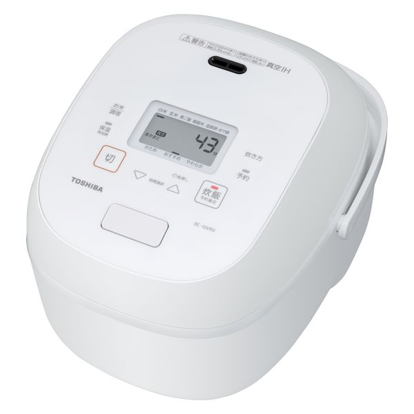 東芝 真空IH炊飯器 5.5合 グランホワイト RC-10VRV(W) 1台 - アスクル