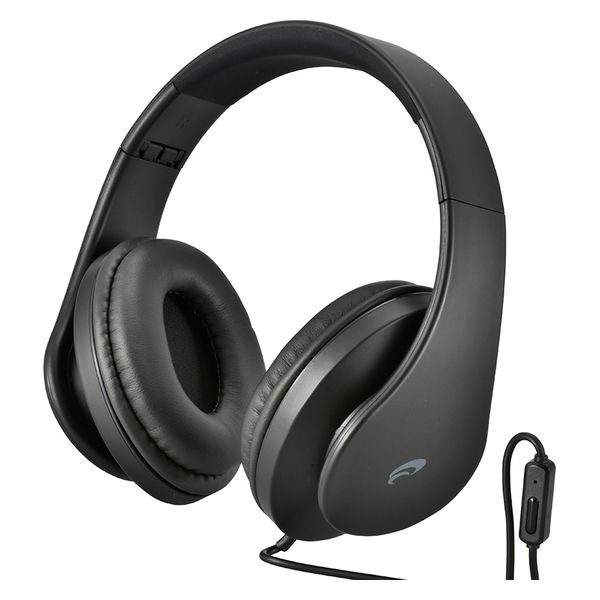 オーム電機 スマホ用ヘッドホン H250 ブラック 03-2806 1個（直送品