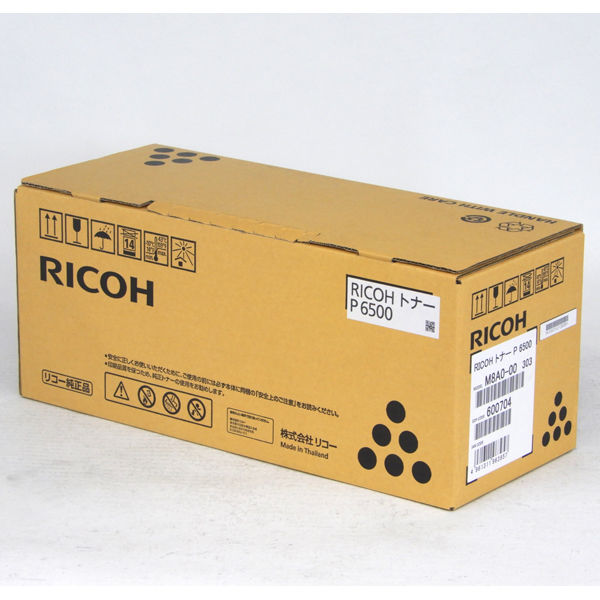リコー（RICOH） 純正トナー P 6500 モノクロ 600704 1個（直送品