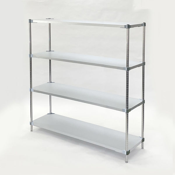 アイ・エル・シー スチールラック4段タイプ ソリッドシェルフ