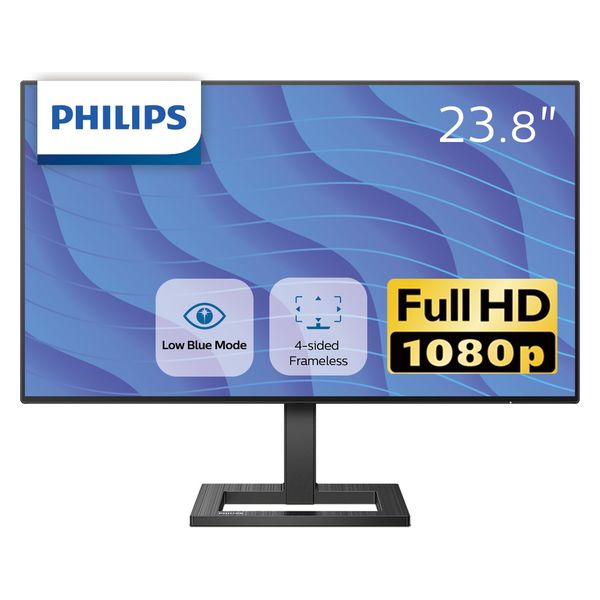 フィリップス 23.8インチ ワイド液晶モニター 242E2F/11 1台 - アスクル