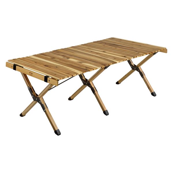 アイリスオーヤマ ウッドロールテーブル WRT-120 1台（直送品） - アスクル