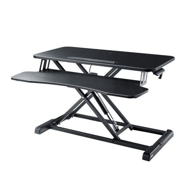 サンワサプライ エルゴノミクスリフトアップデスク 幅800×奥行615×高さ