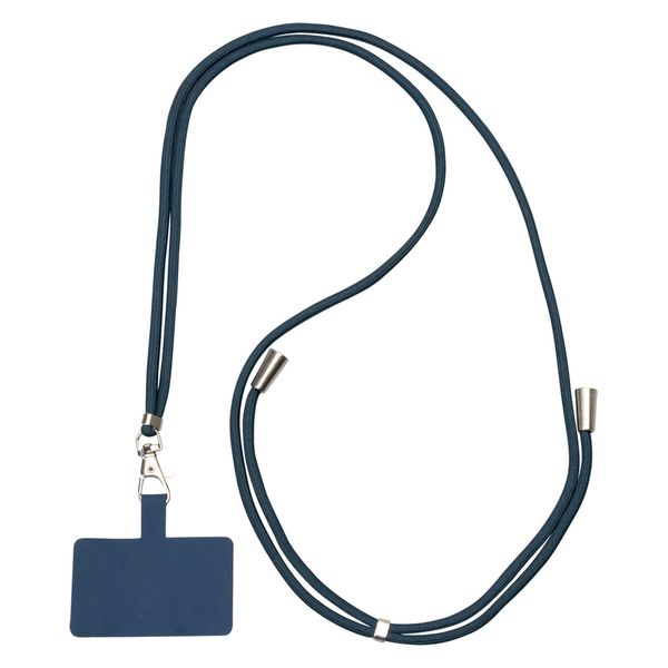 コモライフ スマホのストラップ ネイビー 390693 1個入（直送品