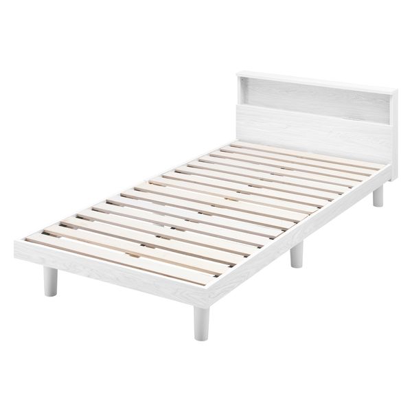 アイリスオーヤマ すのこベッドS シングル ホワイト SNB-S 1台（直送品