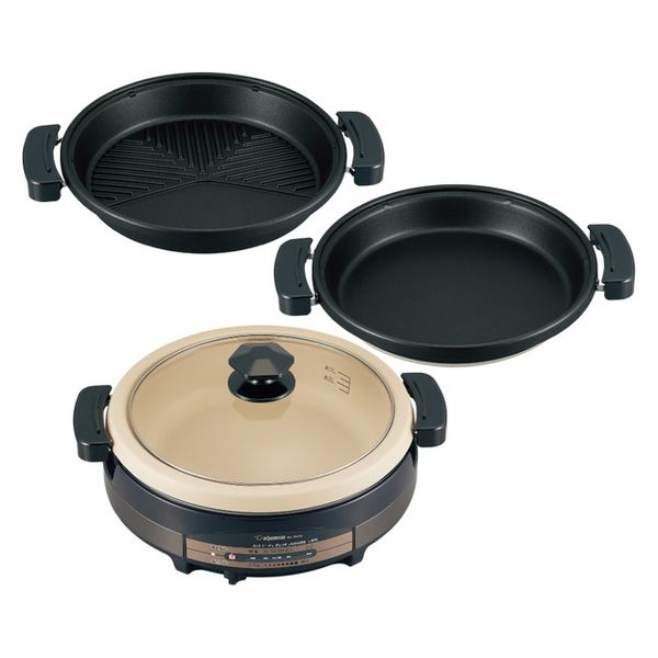 象印マホービン グリルなべ EP-RW30-TA ブラウン 1台 - アスクル