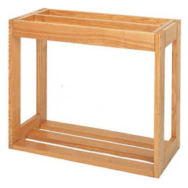 マーフィード 水槽台 ウッドラック refine 600×450ー2(クリア)60cm水槽