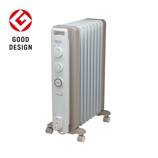 デロンギ オイルヒーター ヴェルティカルド カモミールホワイト