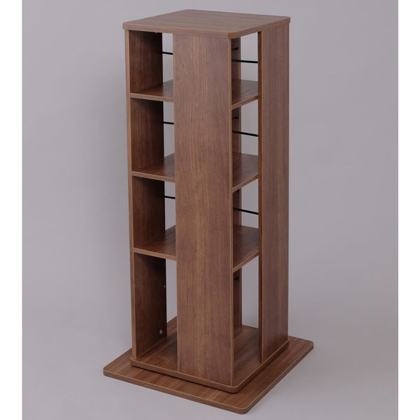 アイリスオーヤマ 棚 本棚 回転 カラーボックス 4段 大容量 コミック