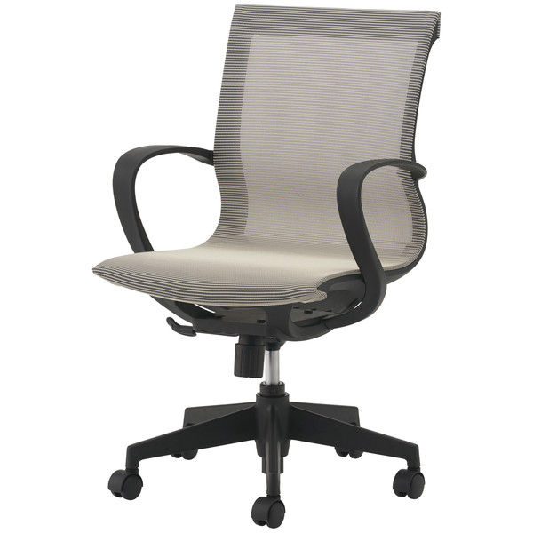 TOKIO メッシュチェア グレー 1脚（取寄品） - アスクル