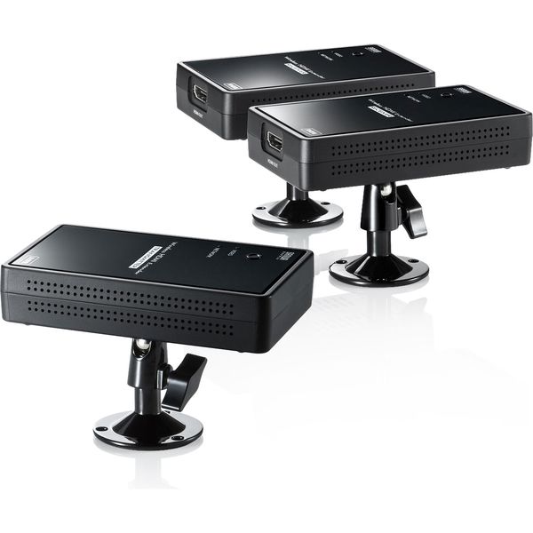 サンワサプライ ワイヤレス分配HDMIエクステンダー(2分配) VGA-EXWHD7N