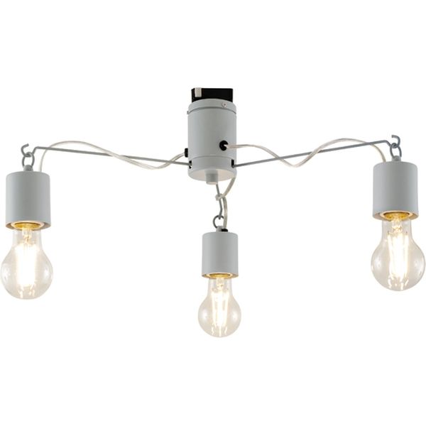 キシマ ルーエ シーリングライト フレンチグレー 3灯 GEM-6958 1台