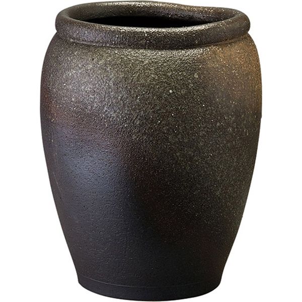 陶里 傘立て 灰窯変壺型変形傘立 (1個入) tri-304387803（直送品