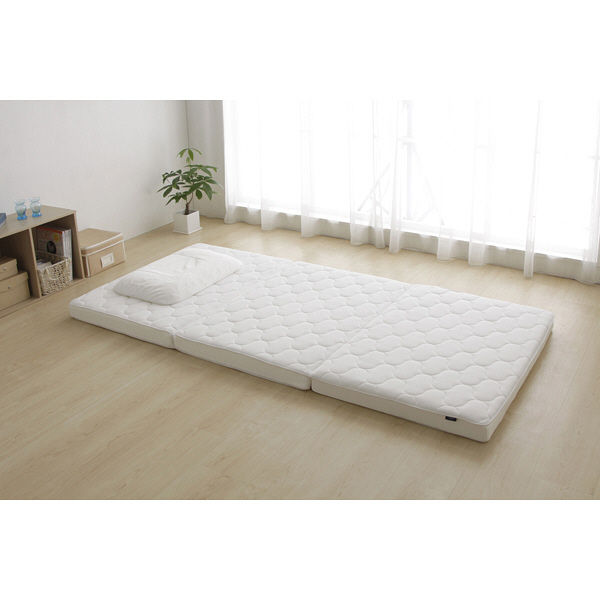 アイリスオーヤマ マットレス シングル 折りたたみ 三つ折り 高反発