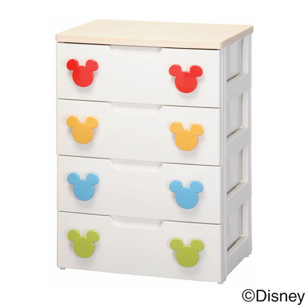 アイリスオーヤマ チェスト 4段 完成品 収納ボックス 引き出し収納