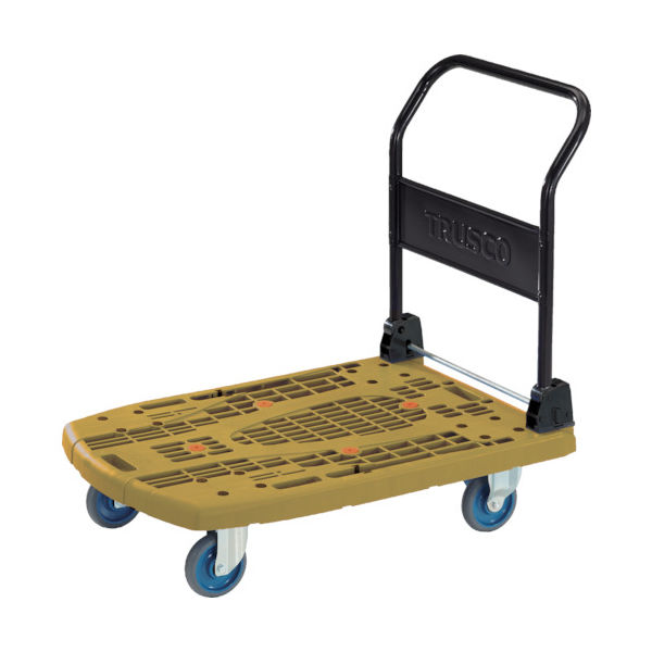 トラスコ中山 TRUSCO 樹脂台車 カルティオビッグ 折畳 900X600