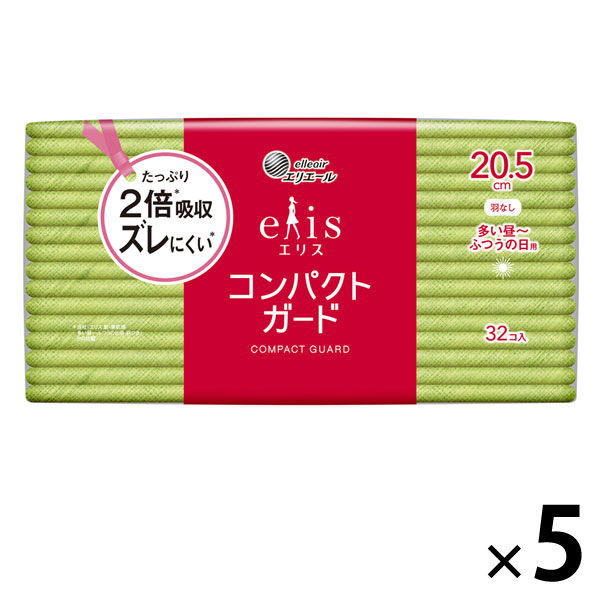 エリス コンパクトガード 羽なし 多い昼～ふつうの日用 20.5cm 1セット