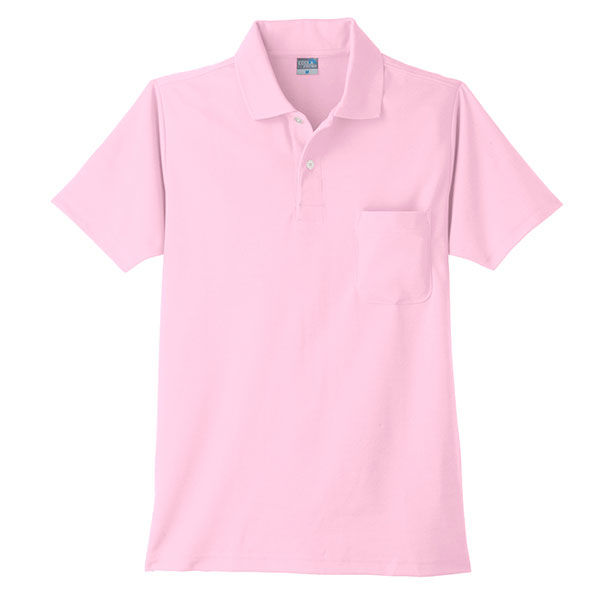 小倉屋 DRY 半袖ポロシャツ ピンク 9006-13-M 9006 1枚 - アスクル
