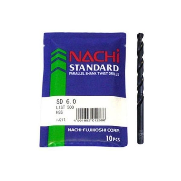 不二越 ナチ（NACHI） 鉄工用ドリル 10本入 SD 6.0ミリ（直送品