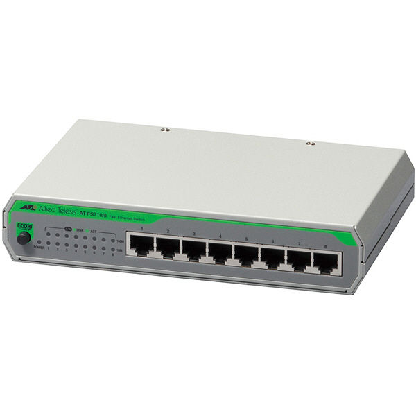 アライドテレシス ATーFS710/8 レイヤー2スイッチ 3716R 1式（直送品