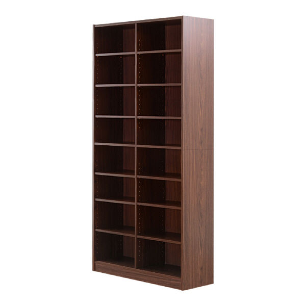 ホームテイスト Retta-レッタ- 本棚 マガジンラック ダークブラウン 幅