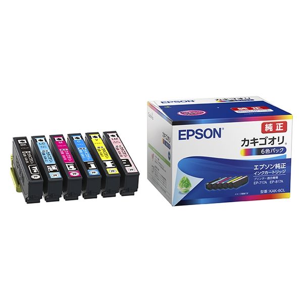 エプソン (EPSON) KAK-6CL(カキゴオリ) 純正インクカートリッジ 6色