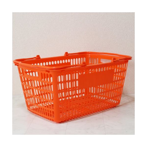 大和産業 買い物かご SLー20 オレンジ 10個セット SL-20-OR-10P 1
