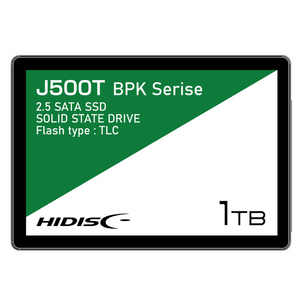 2.5インチ SATA3 内蔵用SSD キオクシアNAND固定TLC 1TB HDJ500T